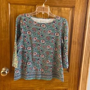 Talbots 3/4 sleeve shirt